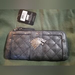 HBO Game Of Thrones House Stark Wallet Grey Color